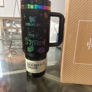 Stanley Black Tumbler with Stitch Design